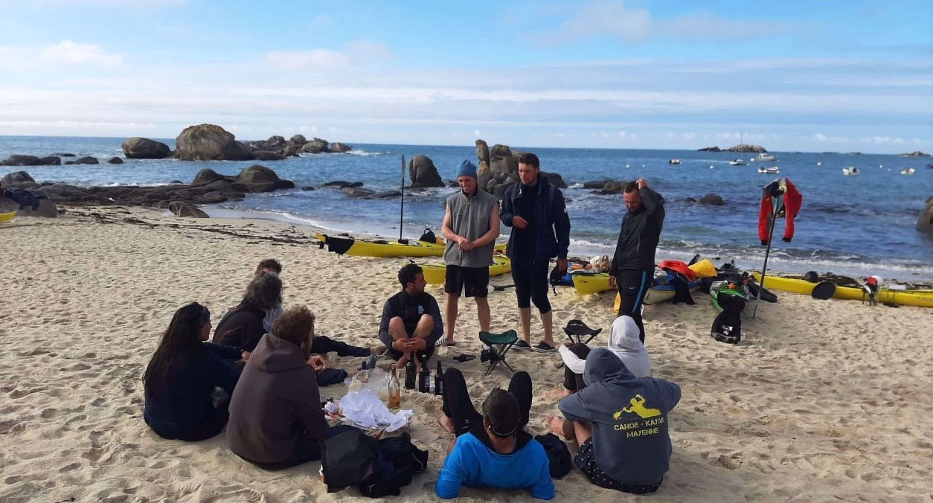 Itinérance en kayak de mer entre Houat et Hoedic