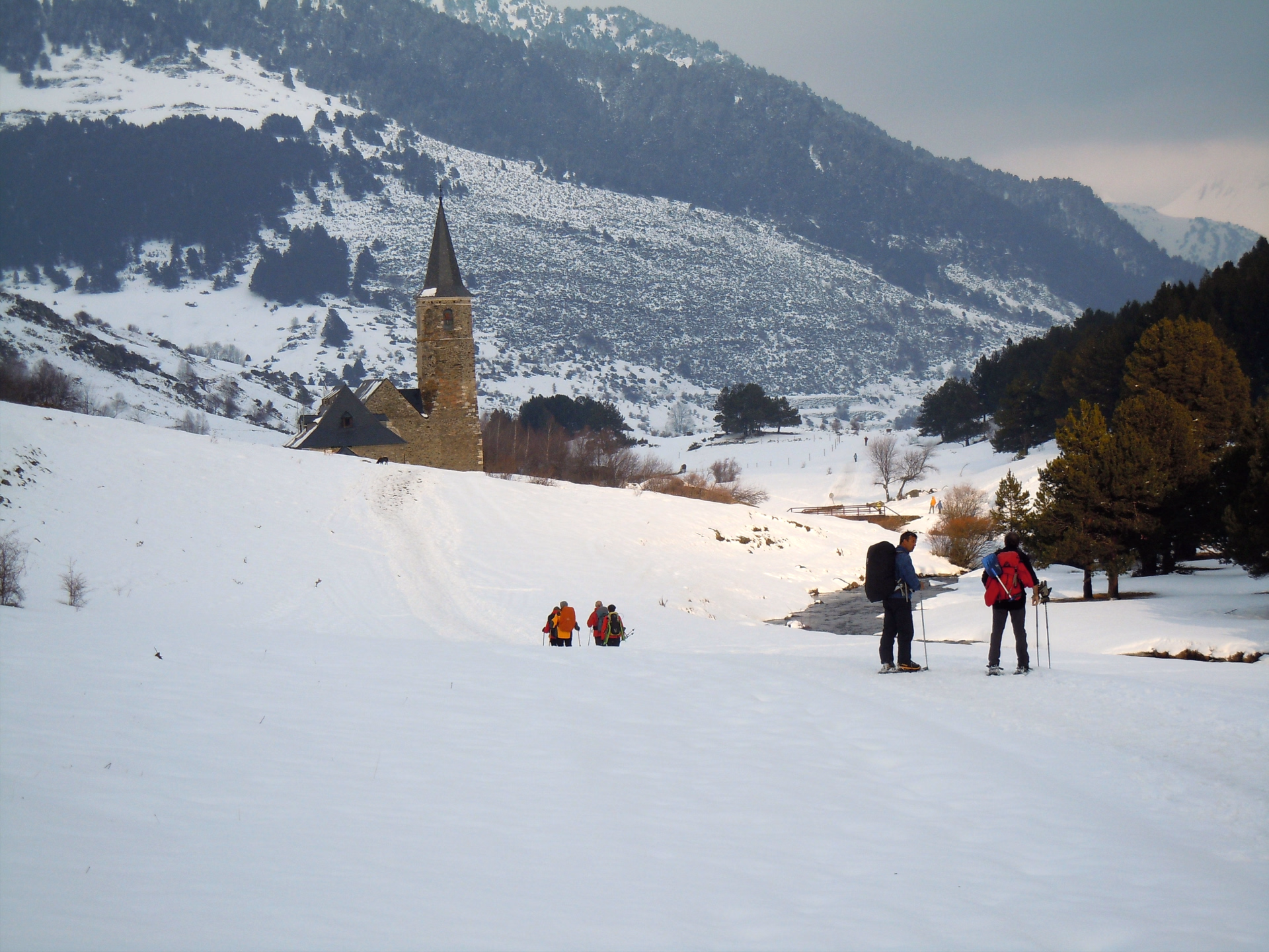Réveillon en raquettes au refuge de Montgarri dans les Pyrénées