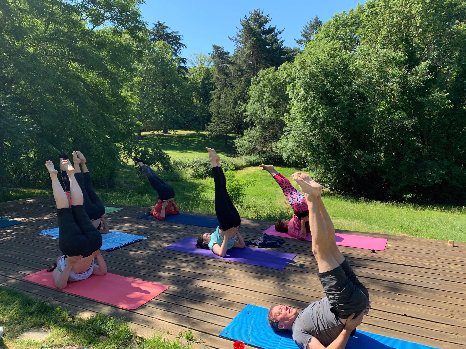 Yoga, pilates et fitness au château en Île-de-France