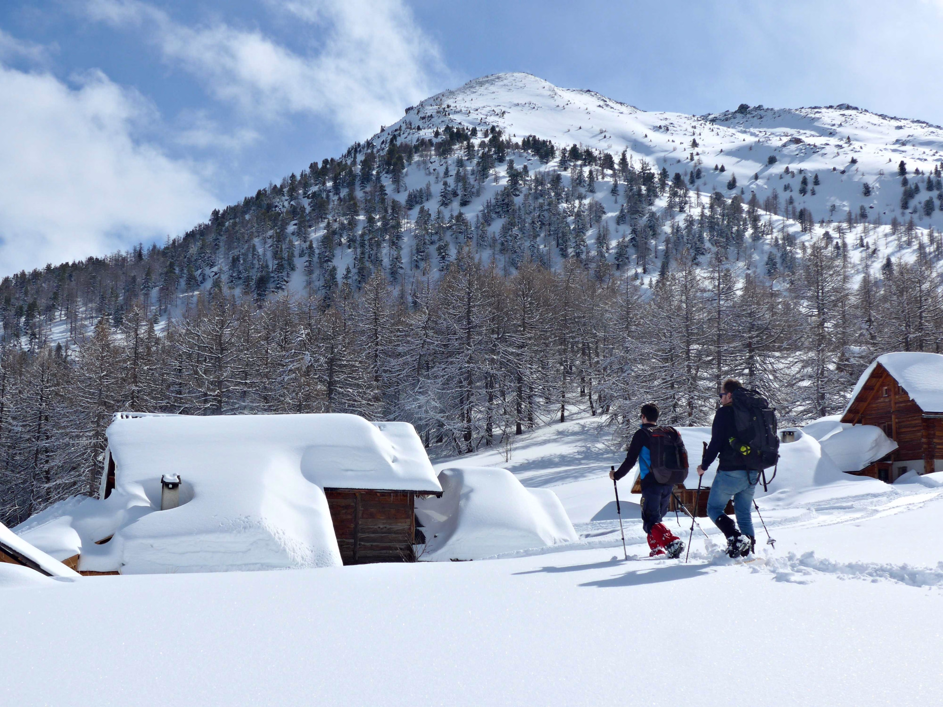 Tour de la Haute-Clarée en raquettes