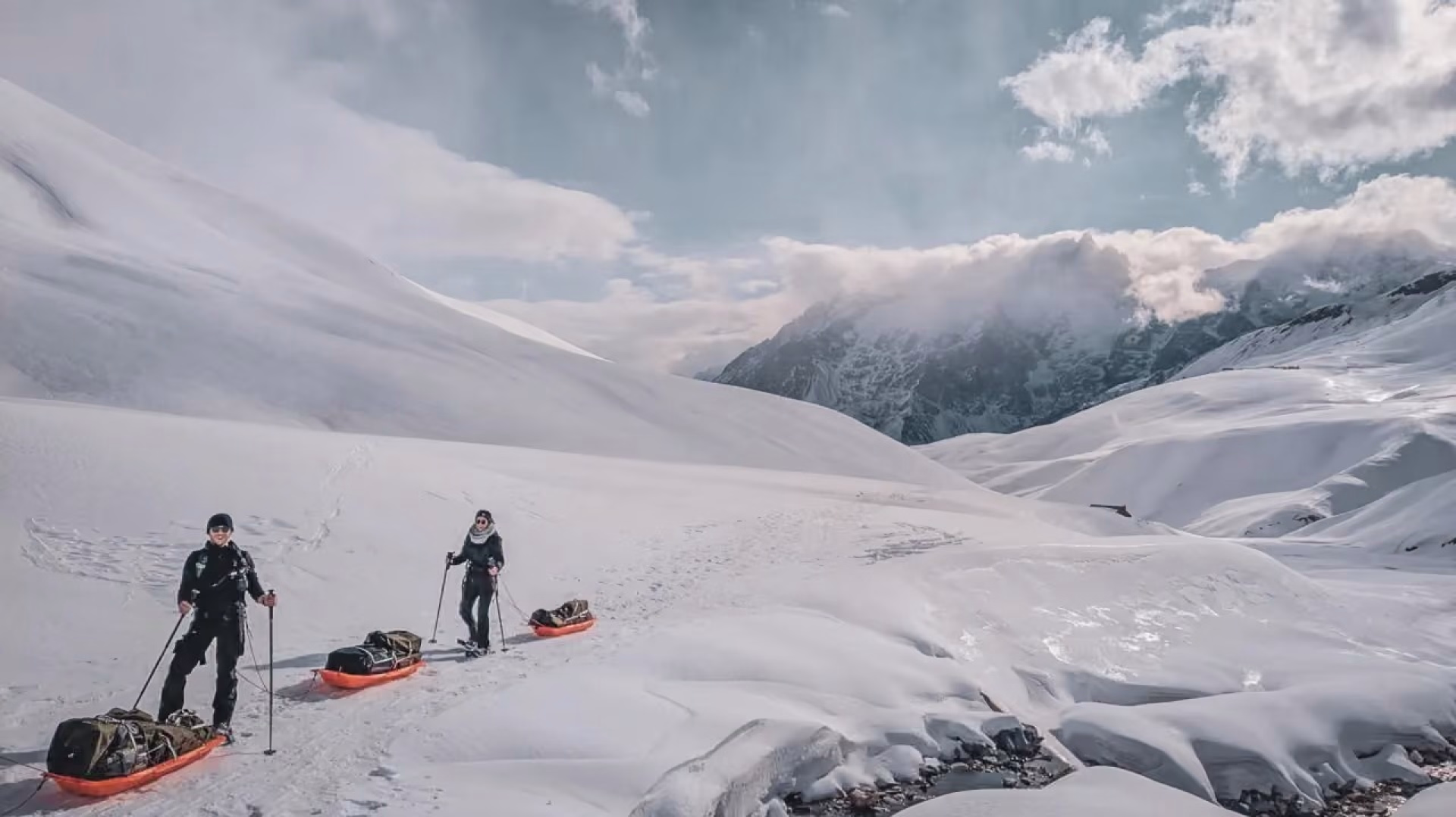 Nouvel An : Raquettes, Pulka & Bivouac dans les Cerces
