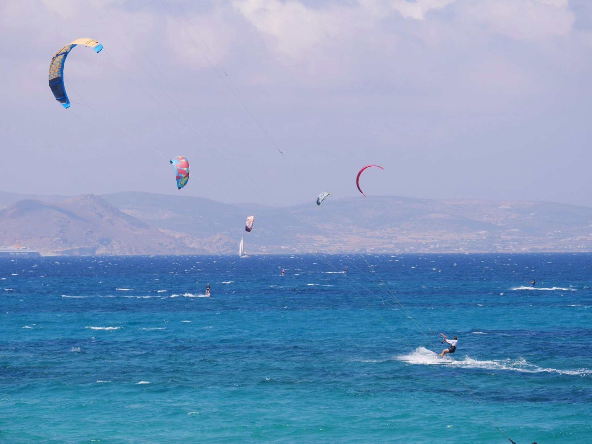 Coaching et perfectionnement en kitesurf à Naxos