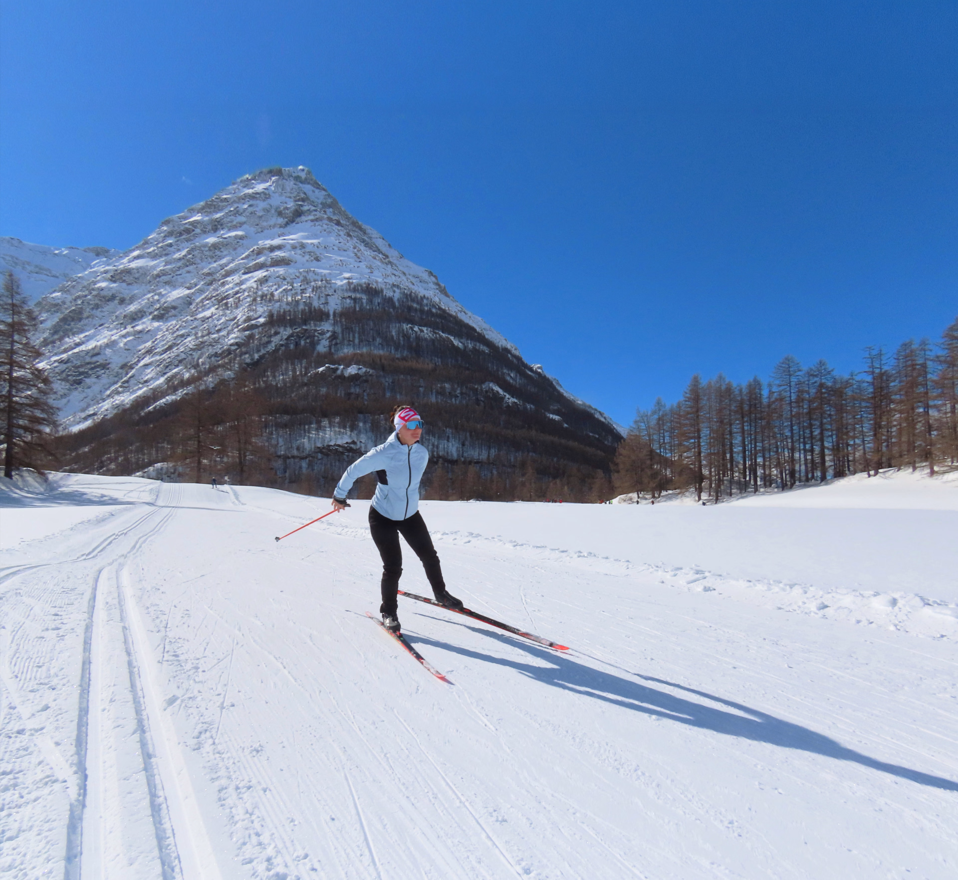 Ski de fond classic & skating niveau intermédiaire à Bessans