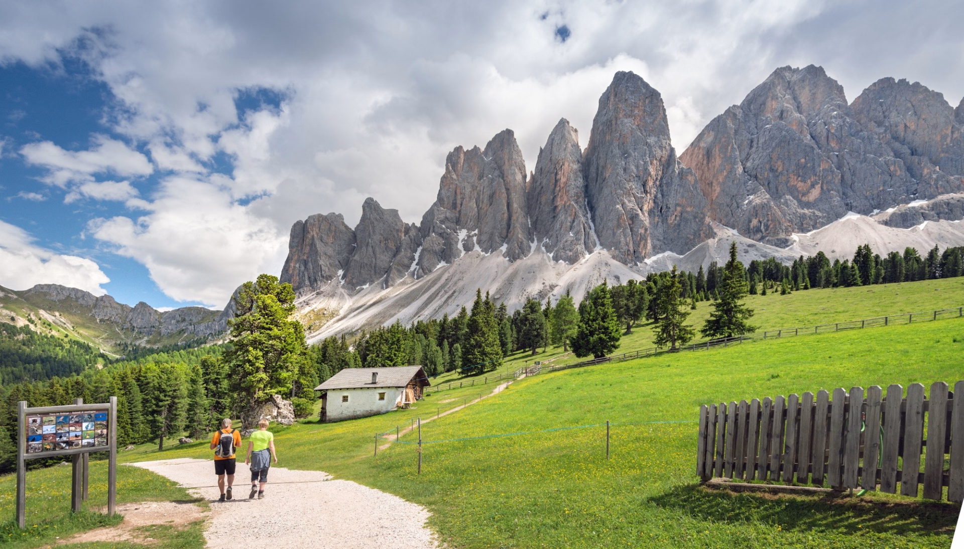 Val di Funès, rando confort au cœur des Dolomites