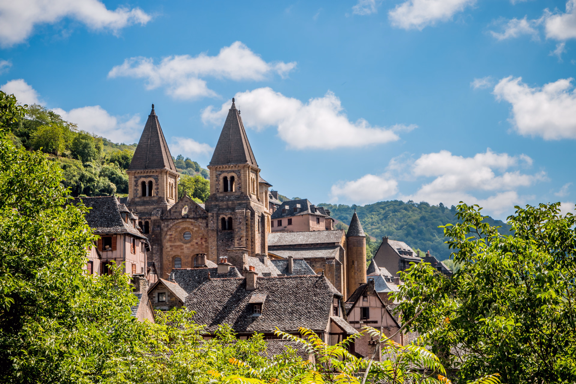 D'Aumont-Aubrac à Conques sur les chemins de Compostelle