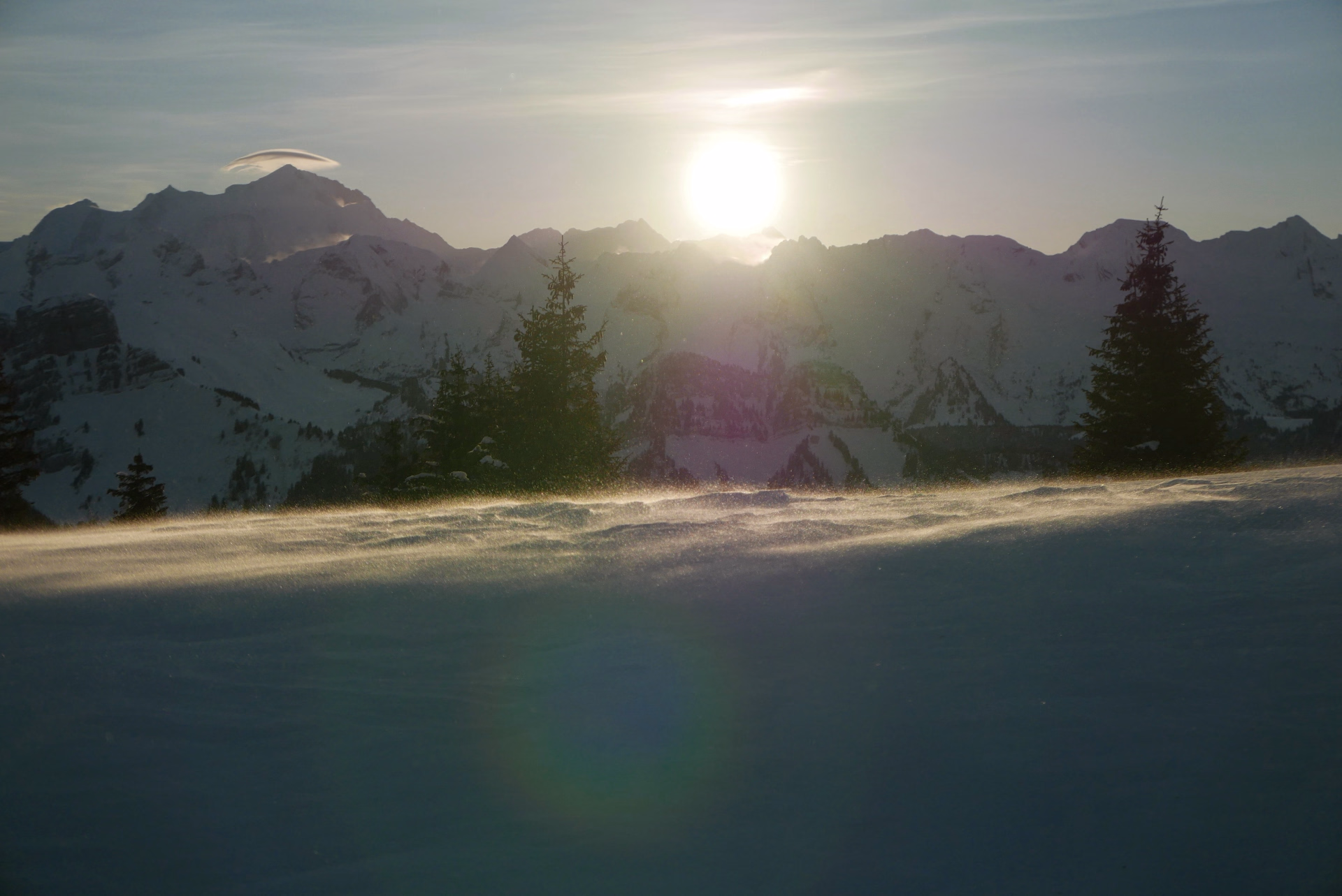 Raquettes & bivouac hivernal près d'Annecy