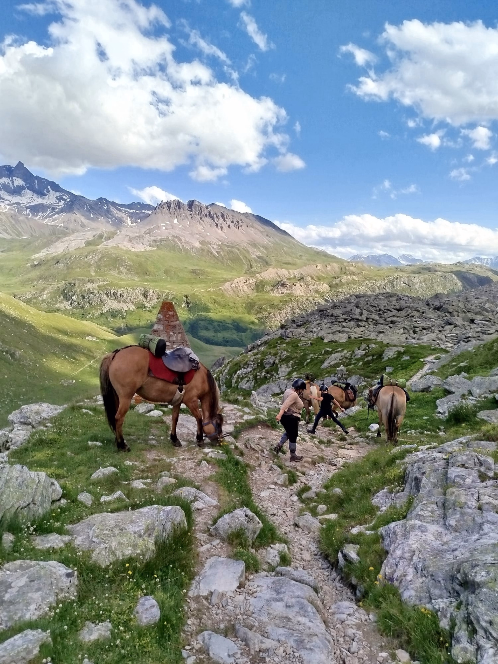Randonnée équestre en Vanoise et nuits en refuge