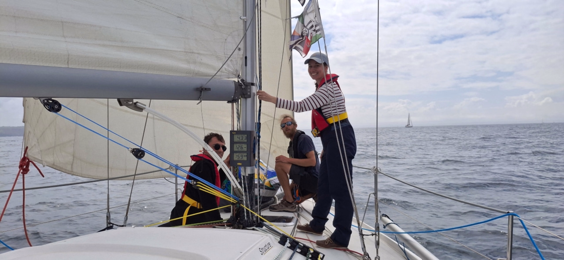 Week-end découverte & perfectionnement voile croisière en mer d'Iroise
