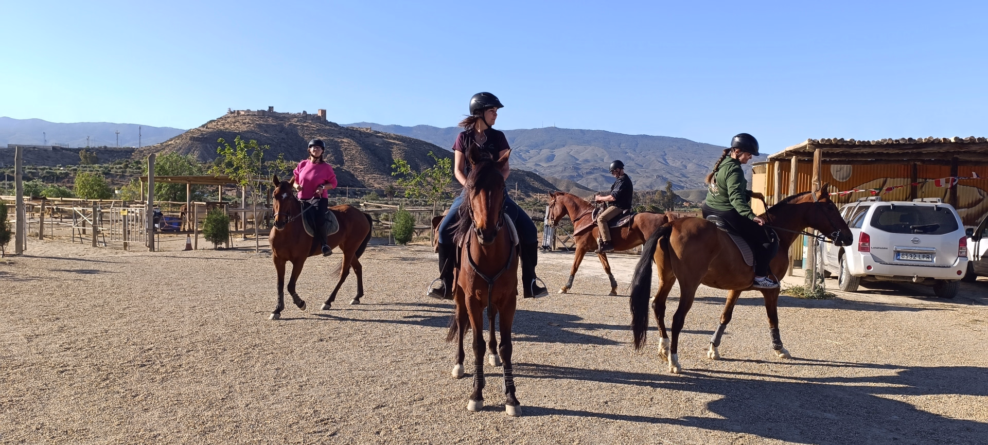Randonnée équestre dans le désert de Tabernas