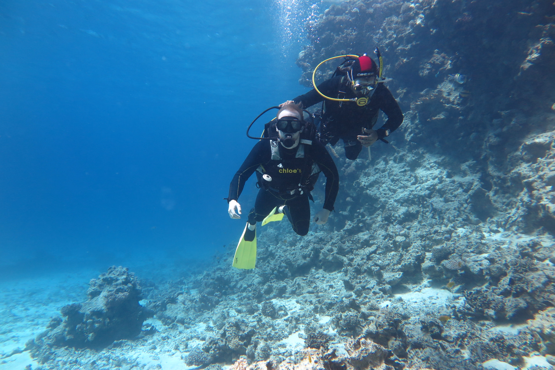 Formation Scuba Diver première immersion à Hurghada