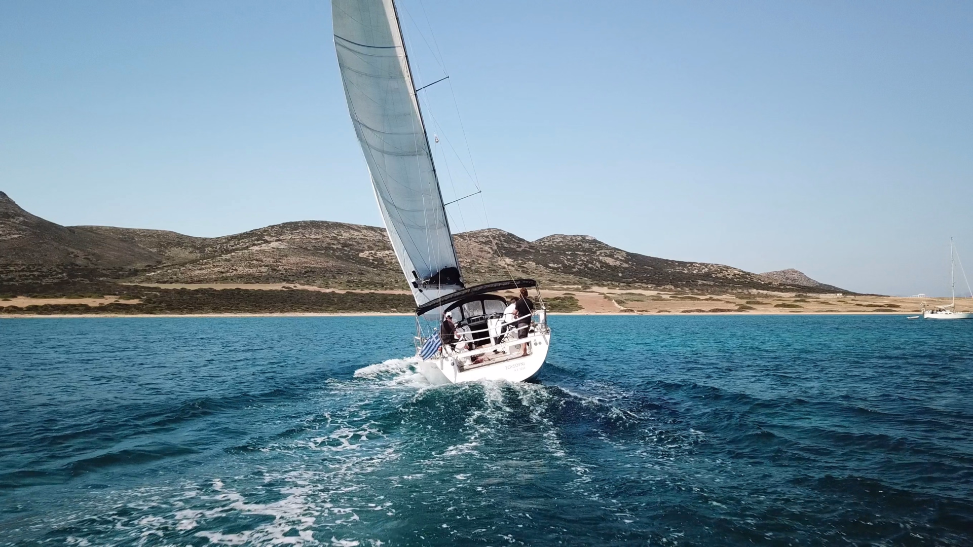 Stage voile tous niveaux dans les eaux turquoise des Cyclades
