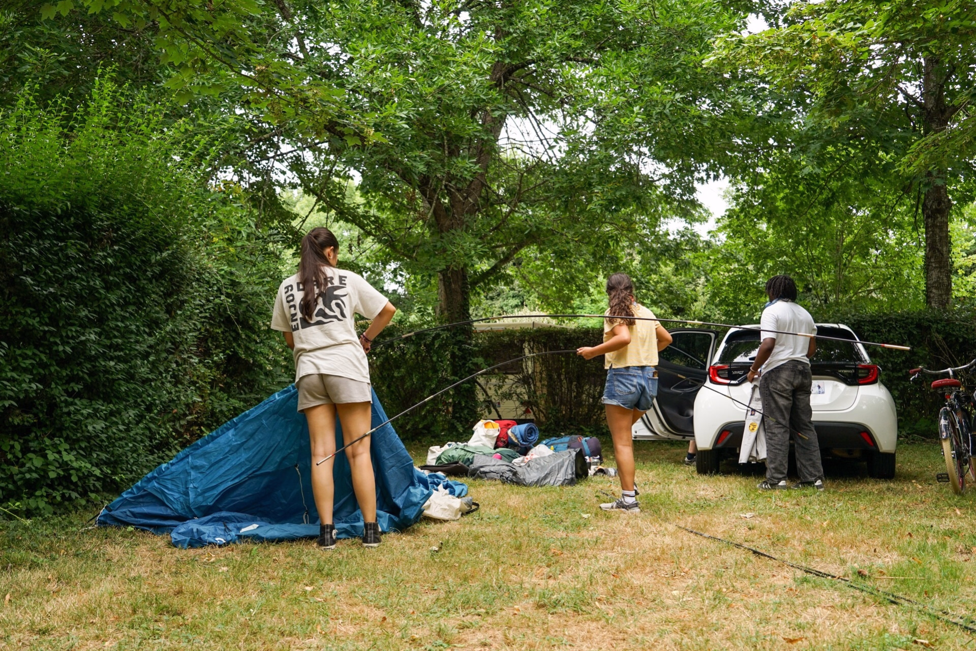 Camping au bord du lac d'Aiguebelette