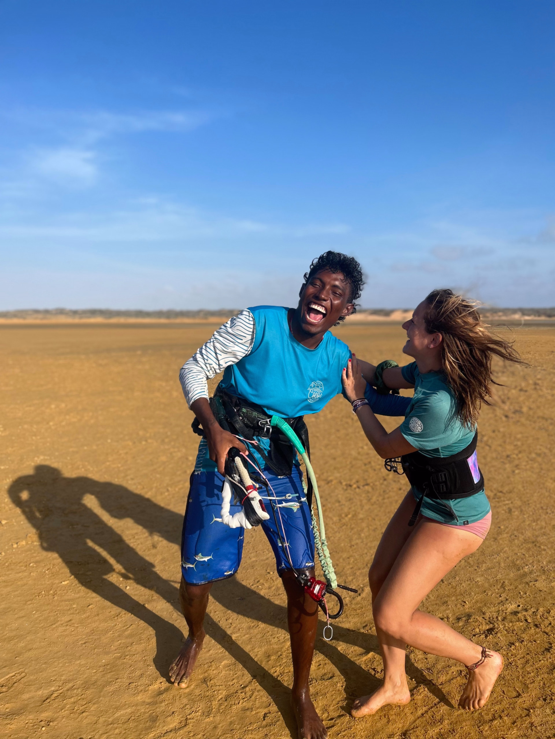 Kitesurf entre dunes et Caraïbes à la Guajira en Colombie