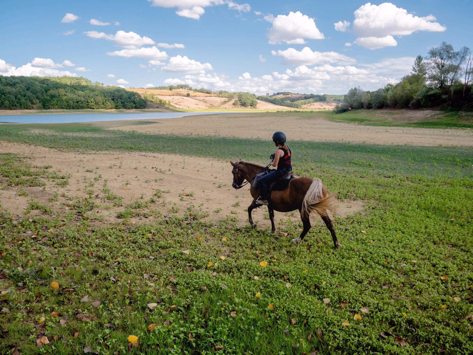 Randonnée à cheval en autonomie à Lupiac dans le Gers