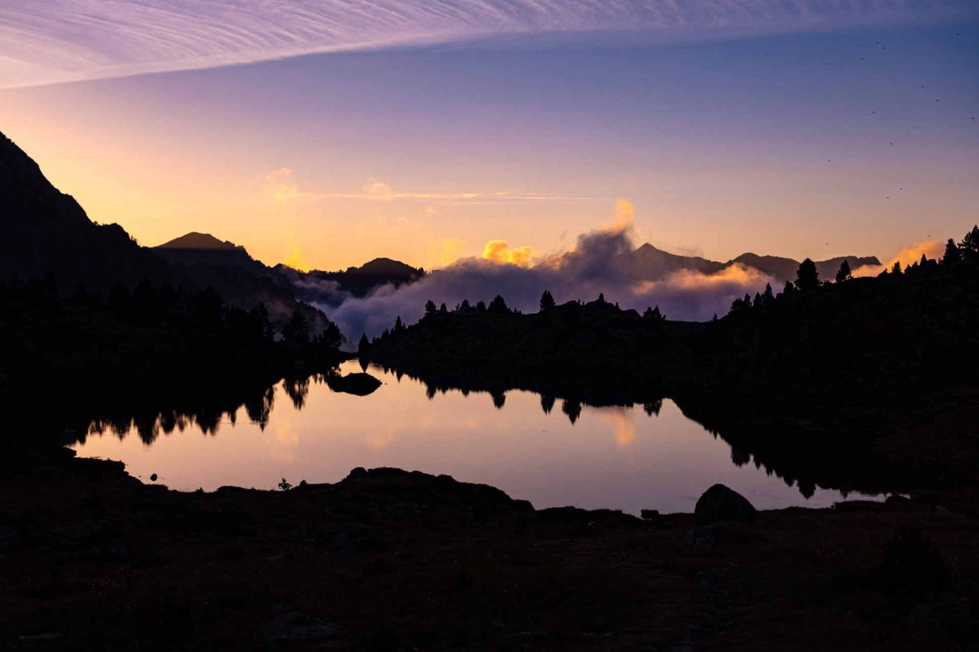 Le massif du Néouvielle versant sauvage, en refuge