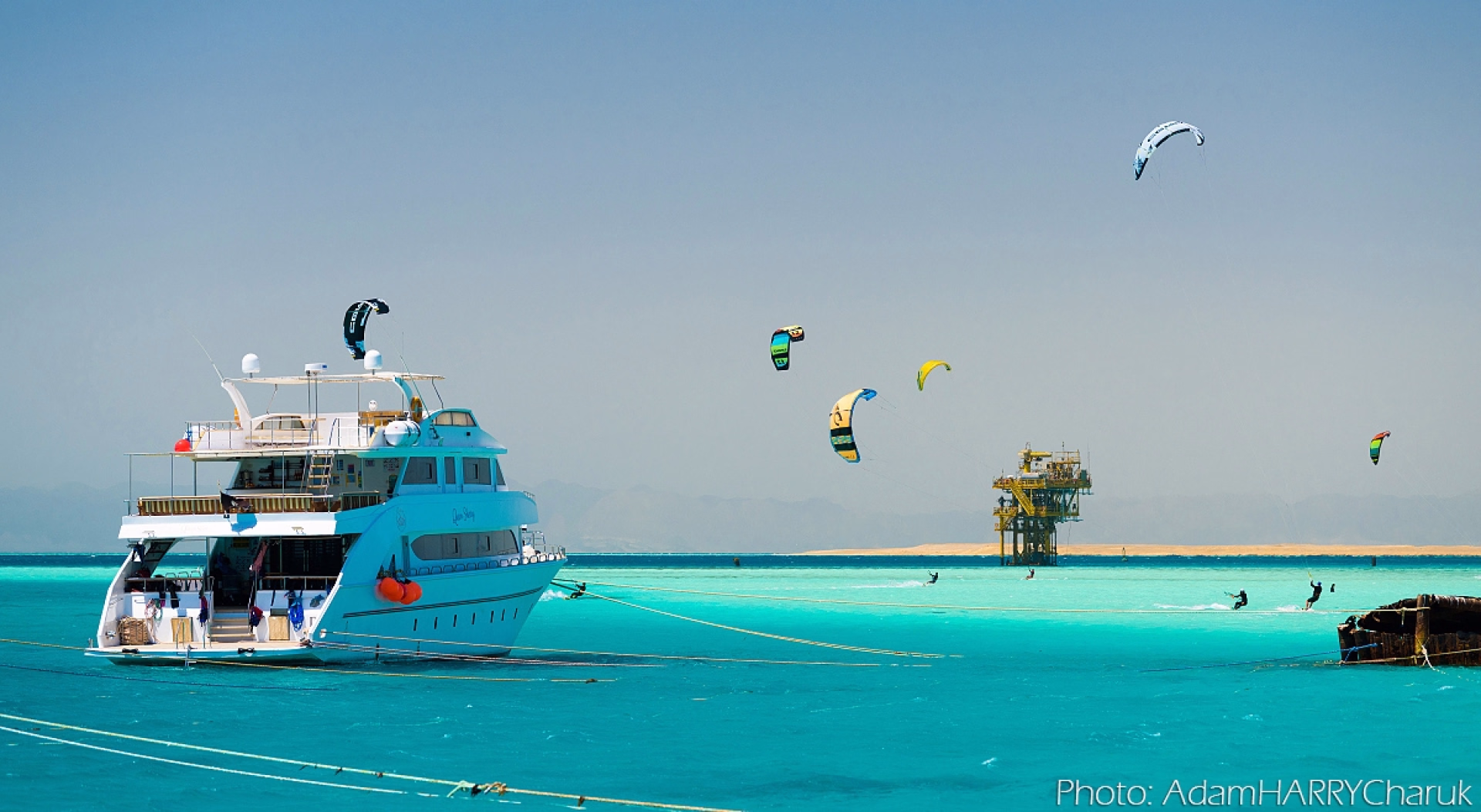 Kitesurf itinérant en mer Rouge sur des spots secrets
