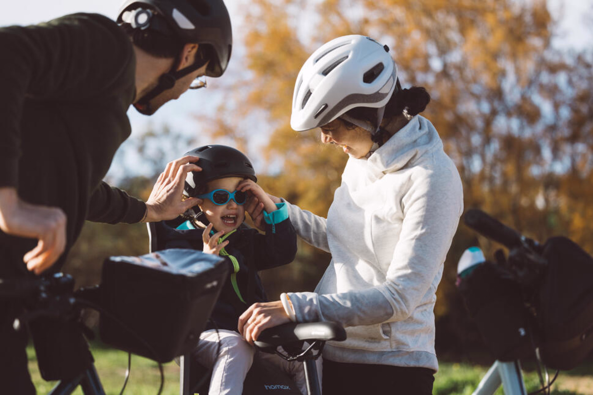 vélo en famille