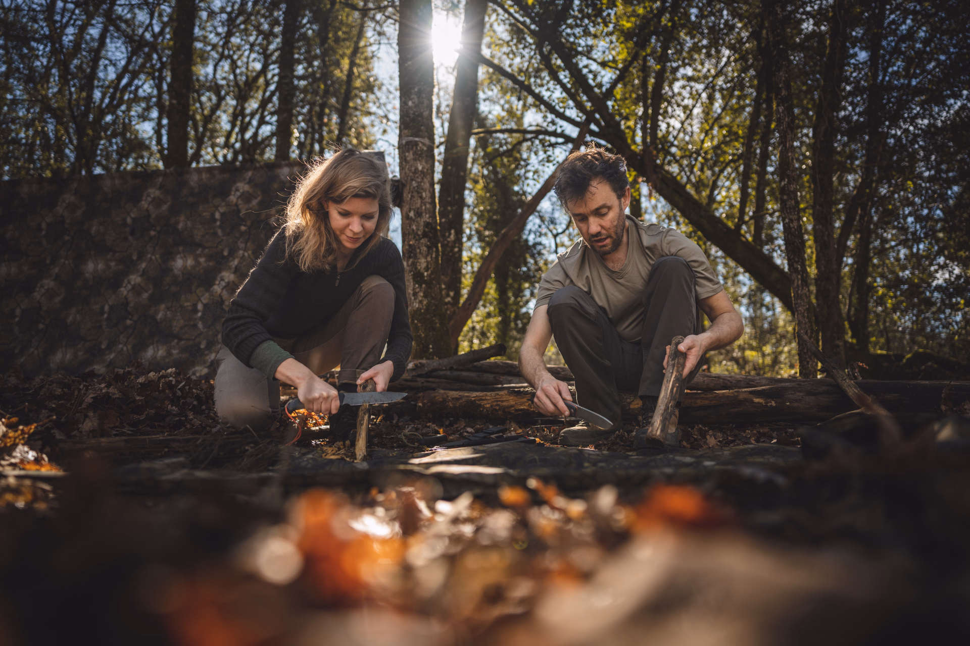 Micro-aventure canoë et bushcraft à Sarlat