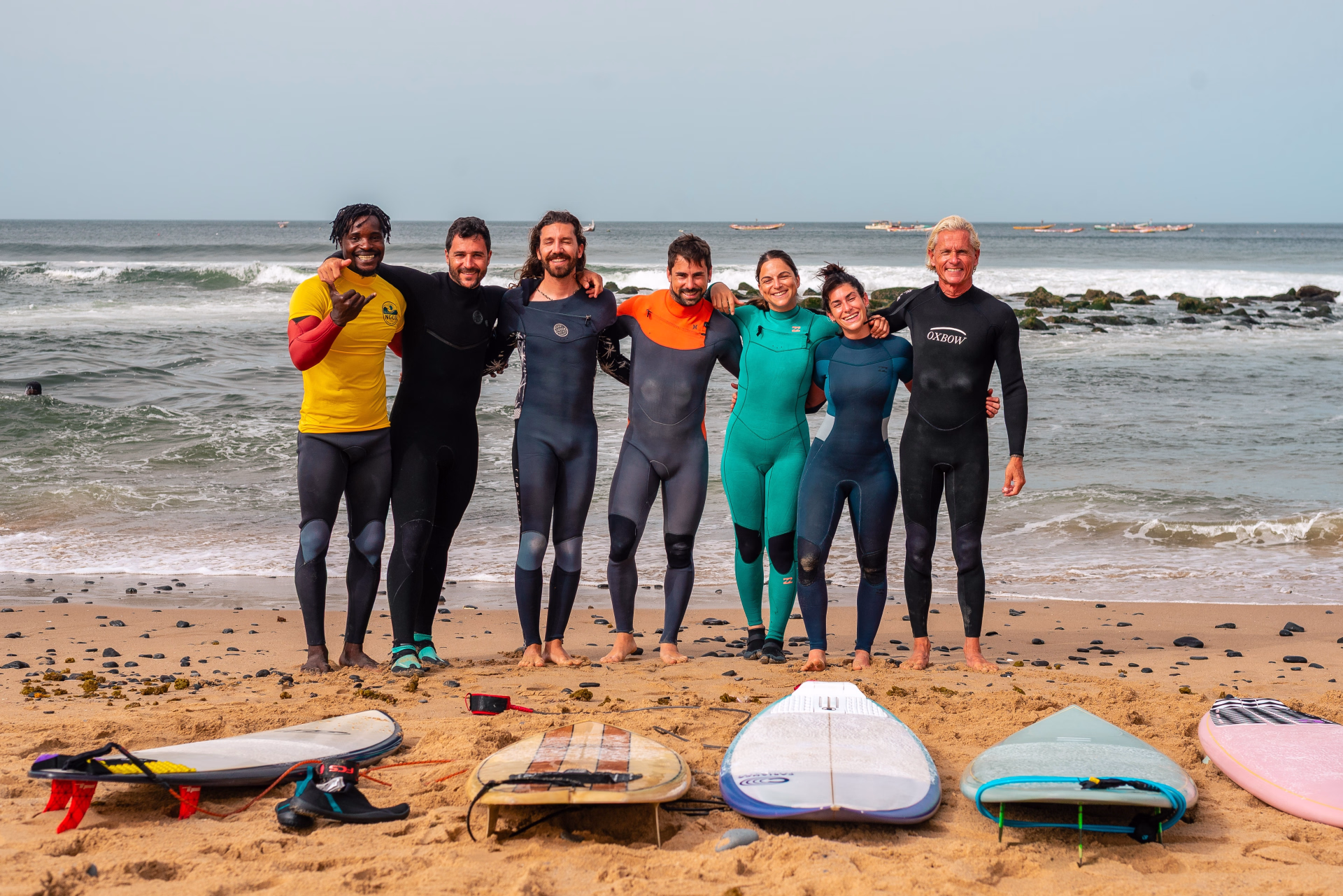 L'excellence du surf, au cœur de l'île de Ngor au large du Sénégal