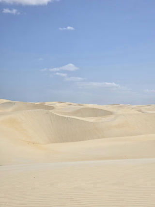 La dune blanche maroc