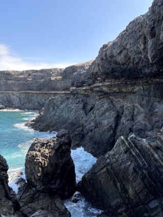 Photo de falaises aux Canaries