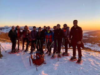 Séjour randonnée en raquettes dans les Alpes