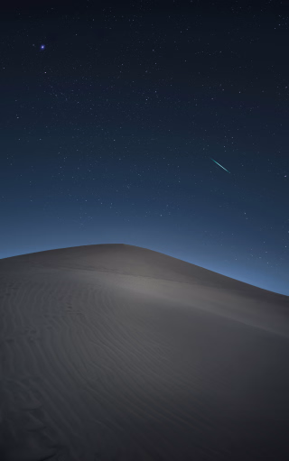désert de nuit