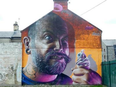 Street art dans les rues de Belfast@ F.DEMAY