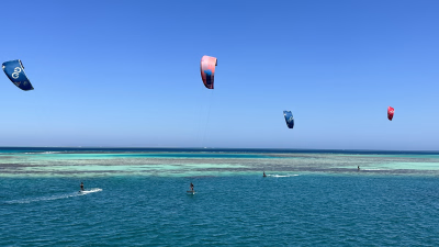 Kitesurf en Mer Rouge