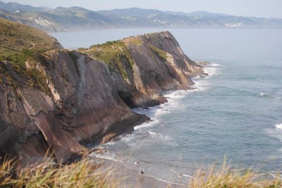 Photo prise des falaises du Pays Basque espagnol@ pixabay