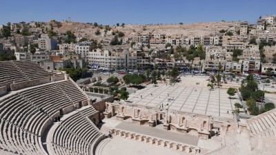 Le théâtre antique d'Amman en Jordanie