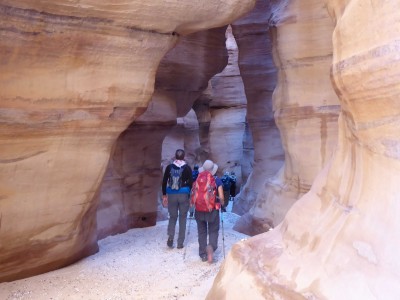 Randonnée dans le désert du Wadi Rum