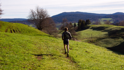 Trail running Jura
