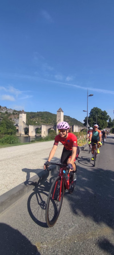 Vélo de route × Le Lot