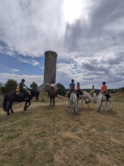 Randonnée équestre en Lozère