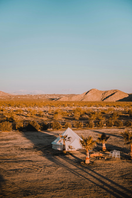 Bivouac dans le désert Marocain