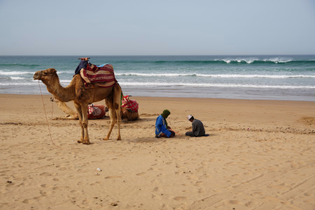 Plage Agadir au Maroc
