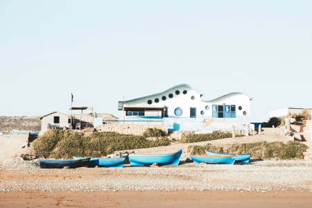 Ville en bord de mer