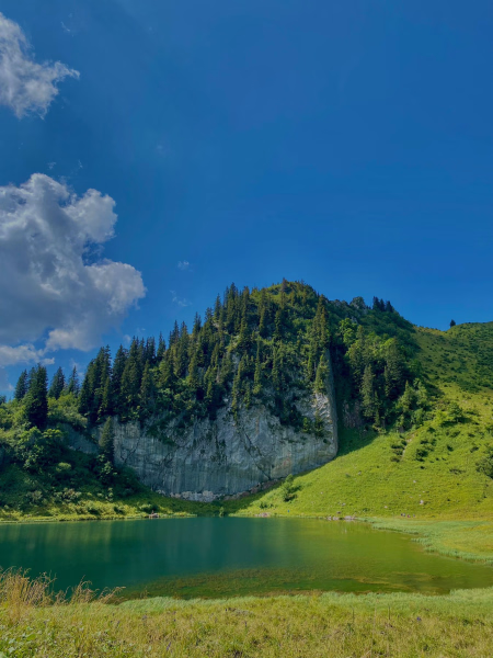 Photo randonnée en montagne