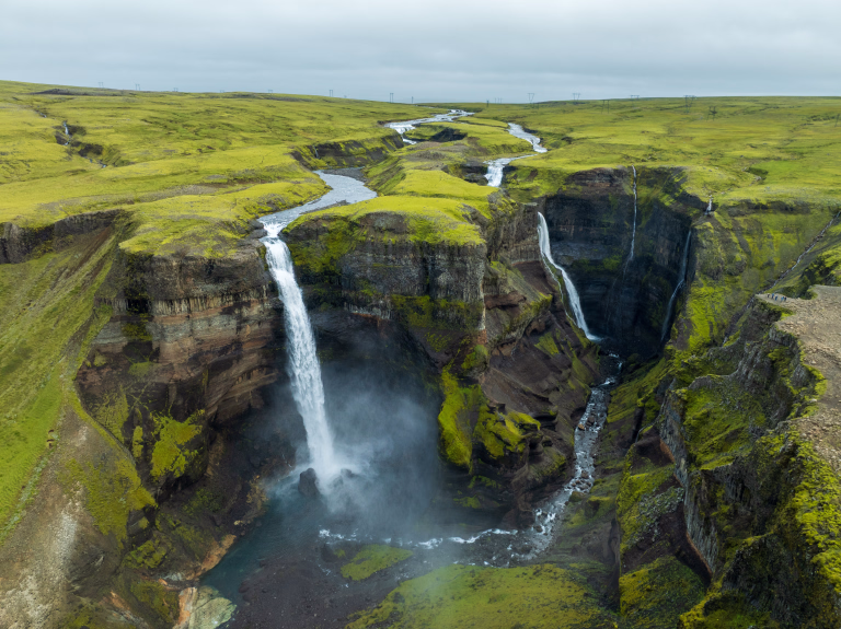 Cascade Haifoss en Islande