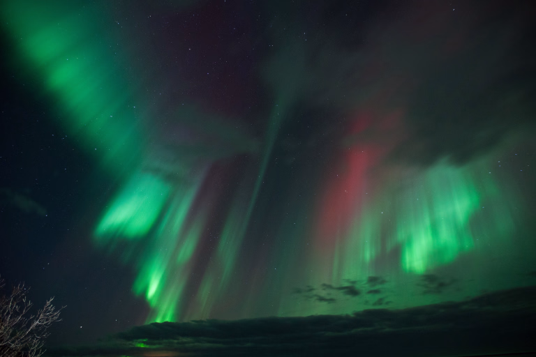 Aurores boréales en Islande