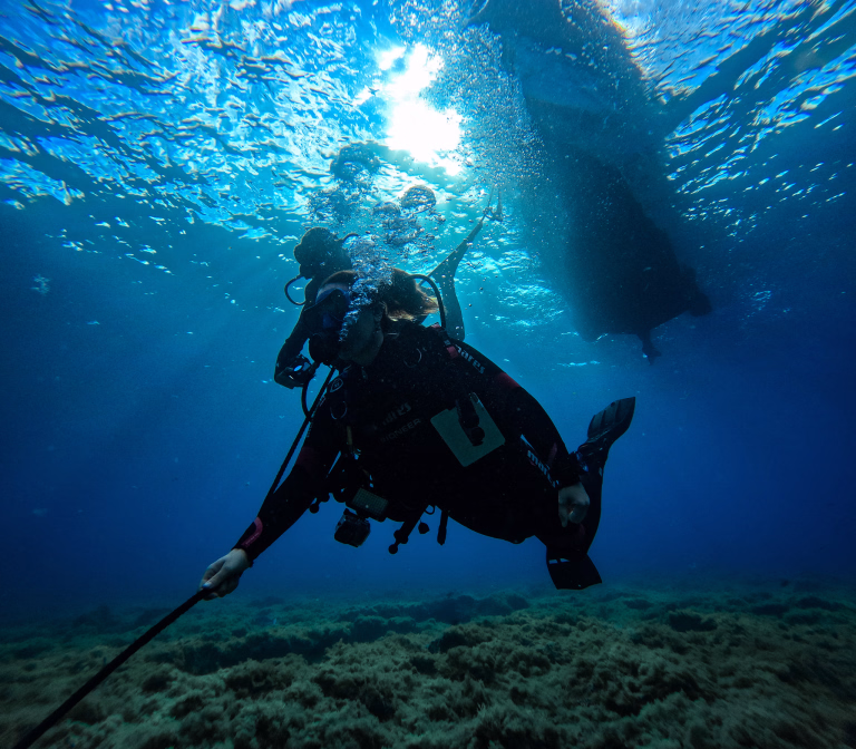 Photo de plongée dans les eaux riches de Tenerife