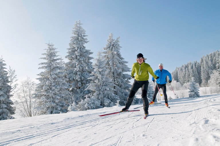Photo ski de fond dans les Hautes Alpes