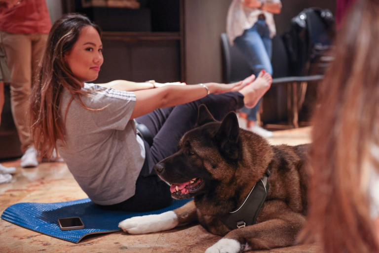 Doga, yoga avec son chien © Doga, yoga avec son chien