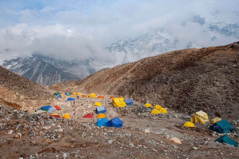 Camp de base de l'Island Peak