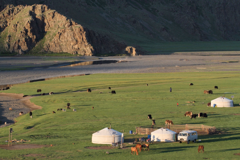 Les steppes de Mongolie