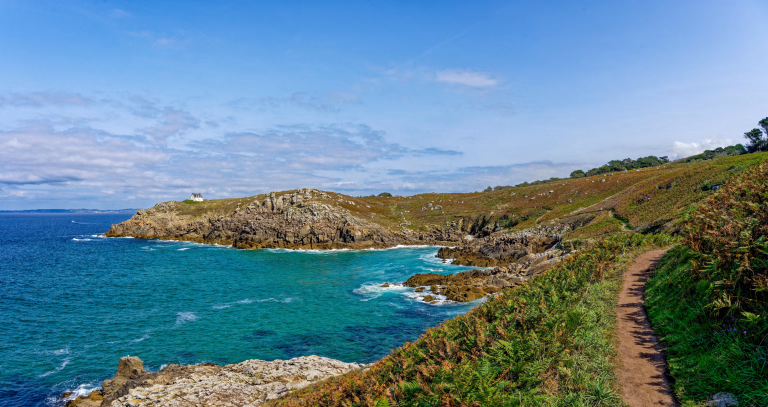 Sentier du GR 34 dans le Finistère