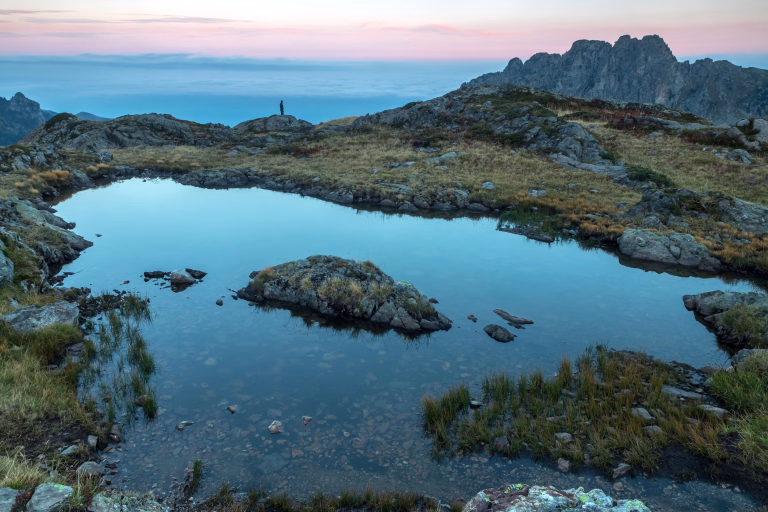Couché de soleil en Isère