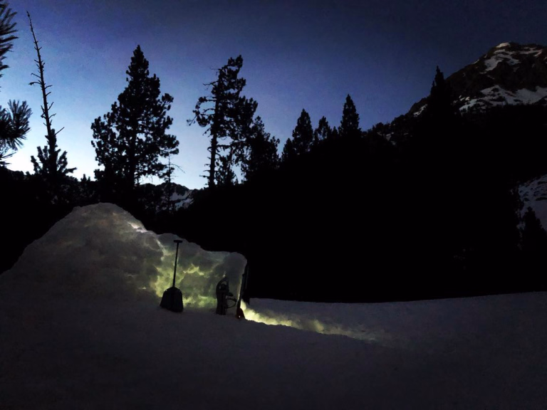 Photo nuit en igloo