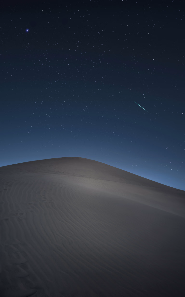 désert de nuit